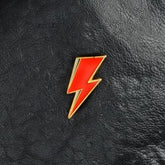David Bowie Lightning Enamel Pin